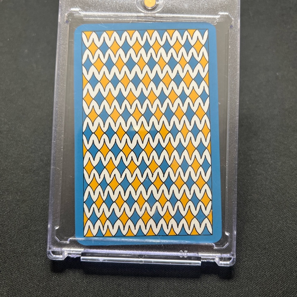 Hermes playing card 6 of clubs.